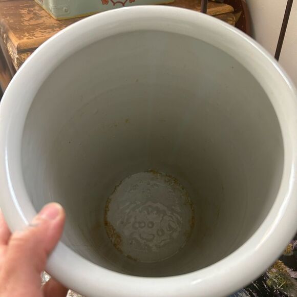 Vintage Porcelain Hand-Painted Vase/Umbrella Stand Geisha & Flowers 18”x8.5” - Picture 7 of 16